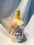 Decorative bottle with Decoupage