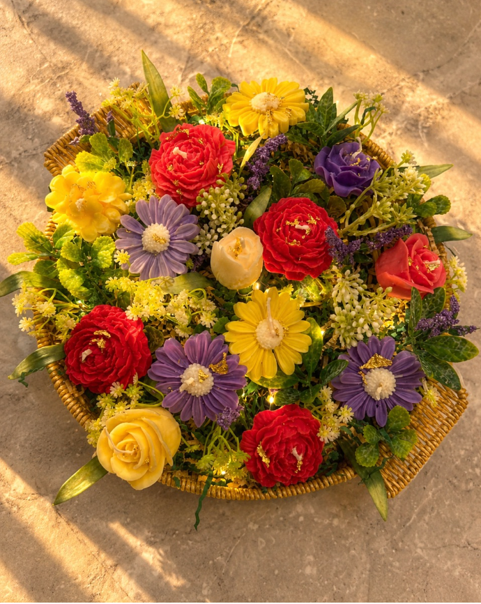 Forever Bloom Candle Bouquet